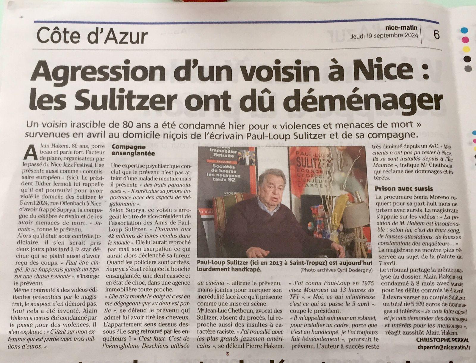 Agression de Paul-Loup Sulitzer